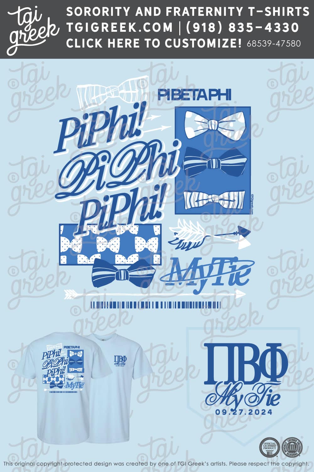 Pi Beta Phi – UNCCH My Tie