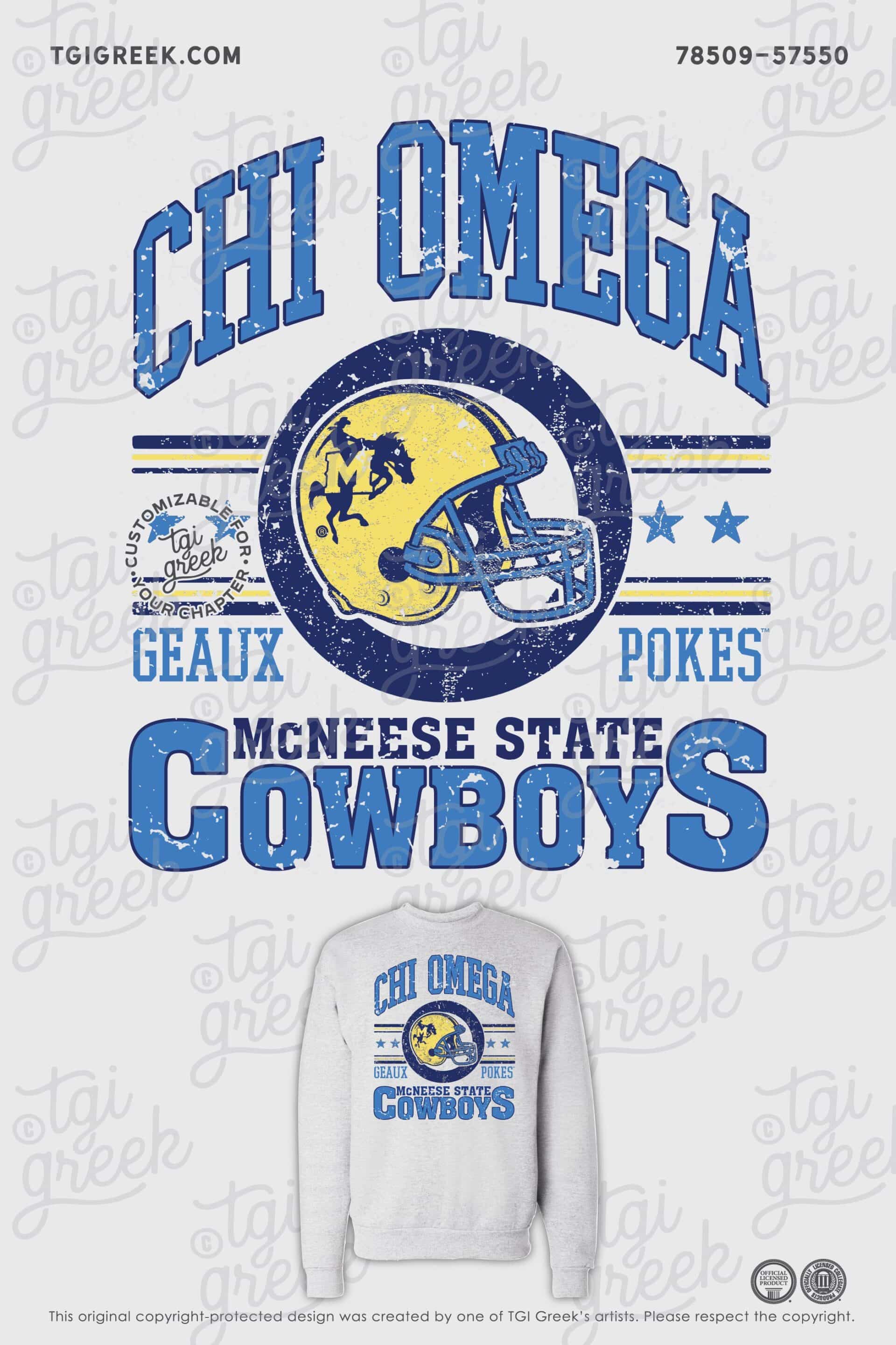 Chi Omega – MCNE First Day Crewneck