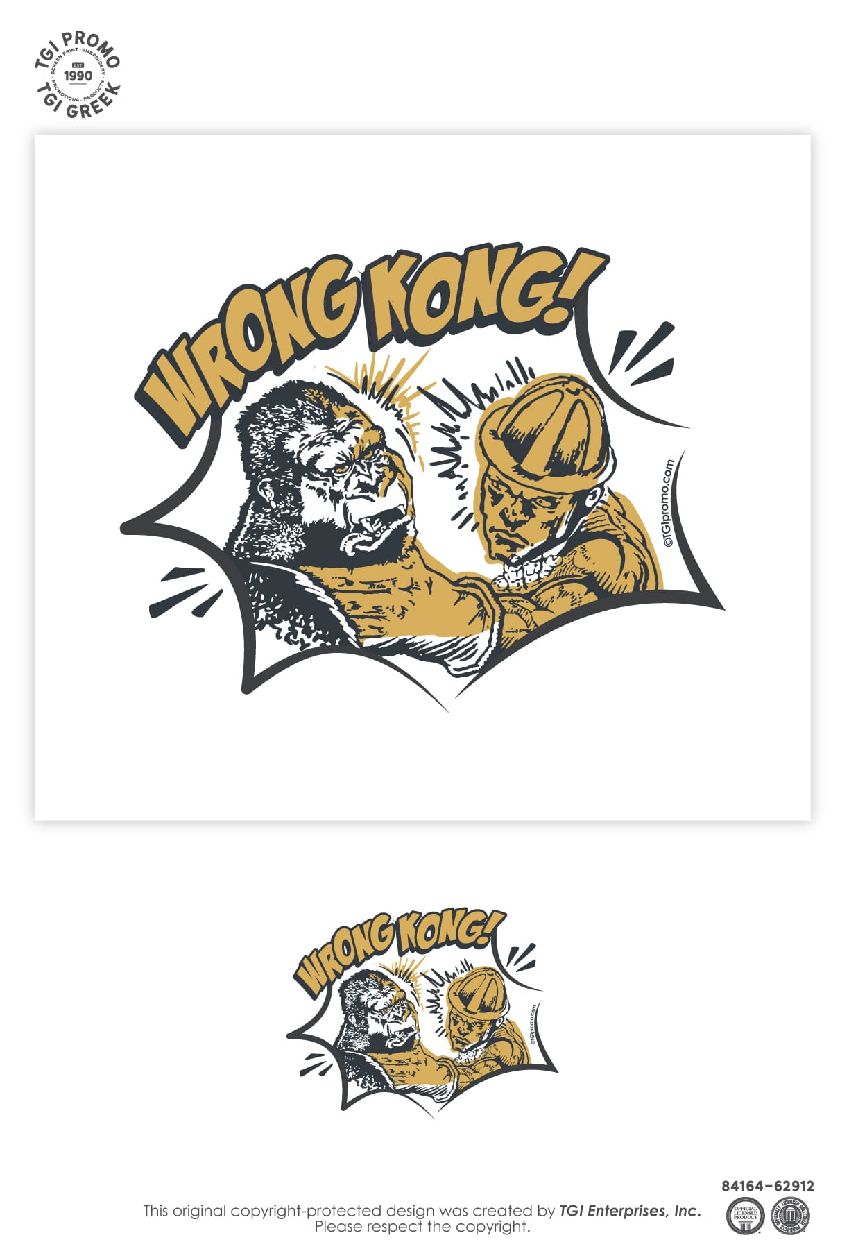 TGI Promo – Driller Gorilla Riverside Sticker