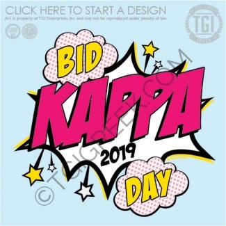 TGI-Kappa Kappa Gamma Comic Bid Day