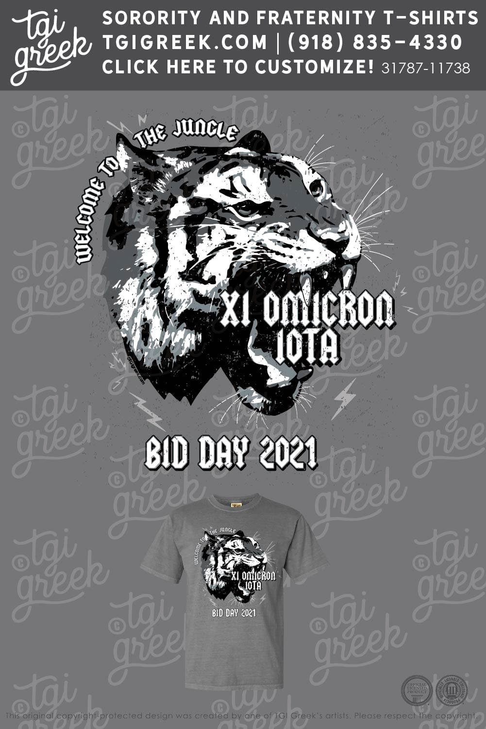 Xi Omicron Iota – MOSU Welcome to the Jungle Bid Day
