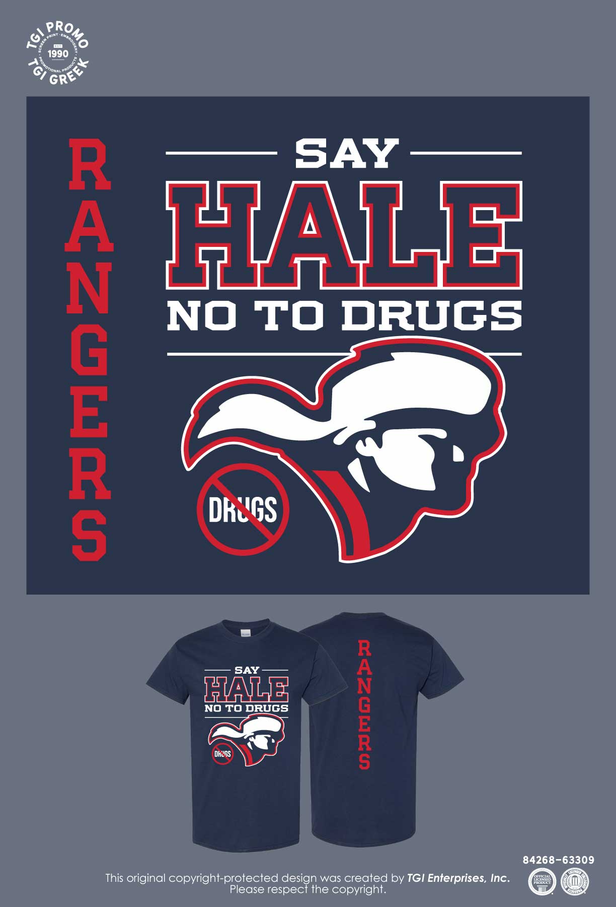 Tulsa Public Schools – Hale Drug Free Tee