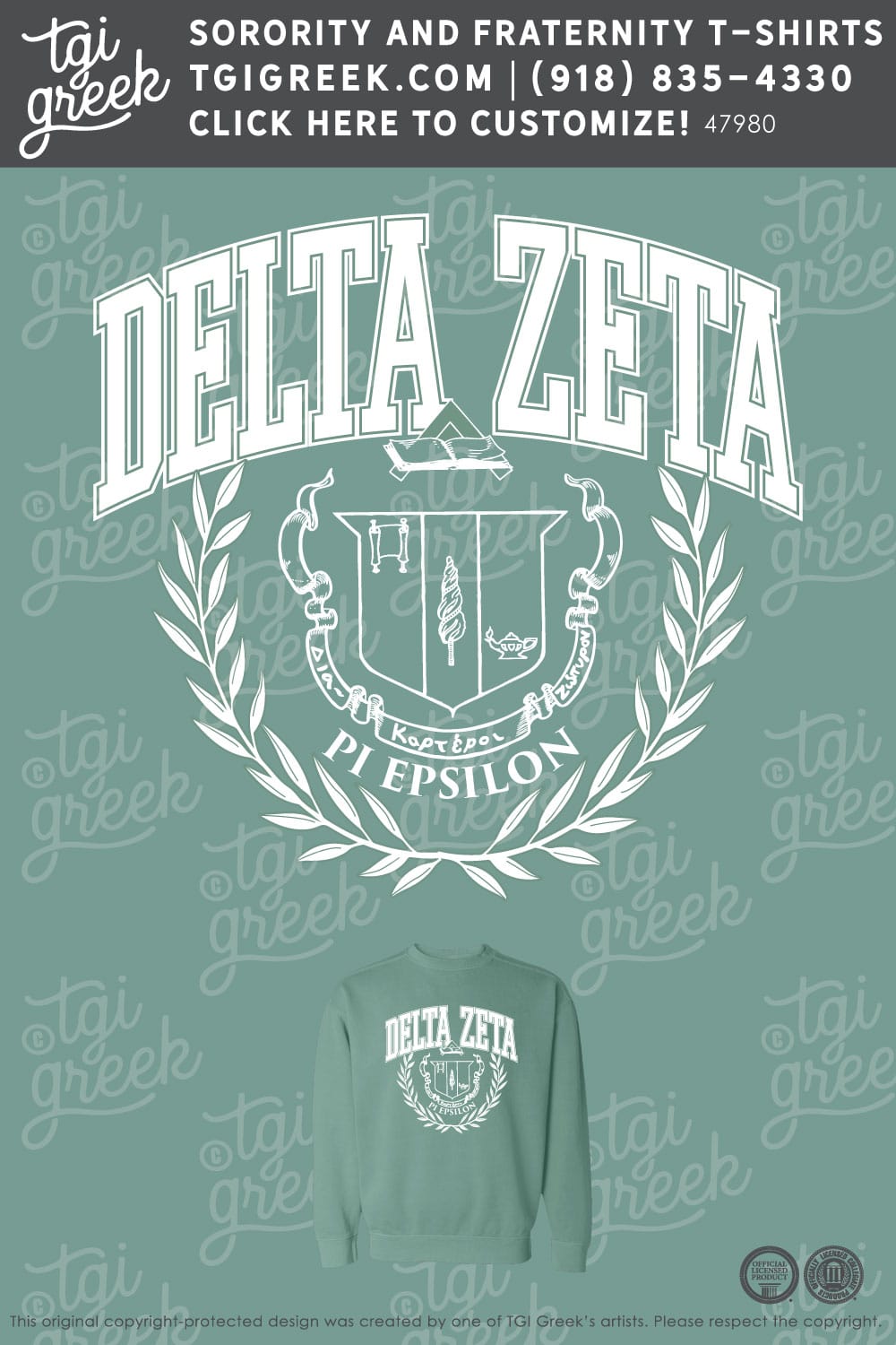 Delta Zeta – CLEM PR Crewnecks
