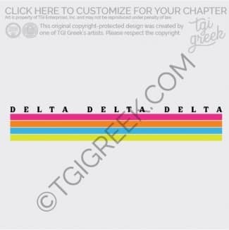 Delta Delta Delta – sweatpants Set