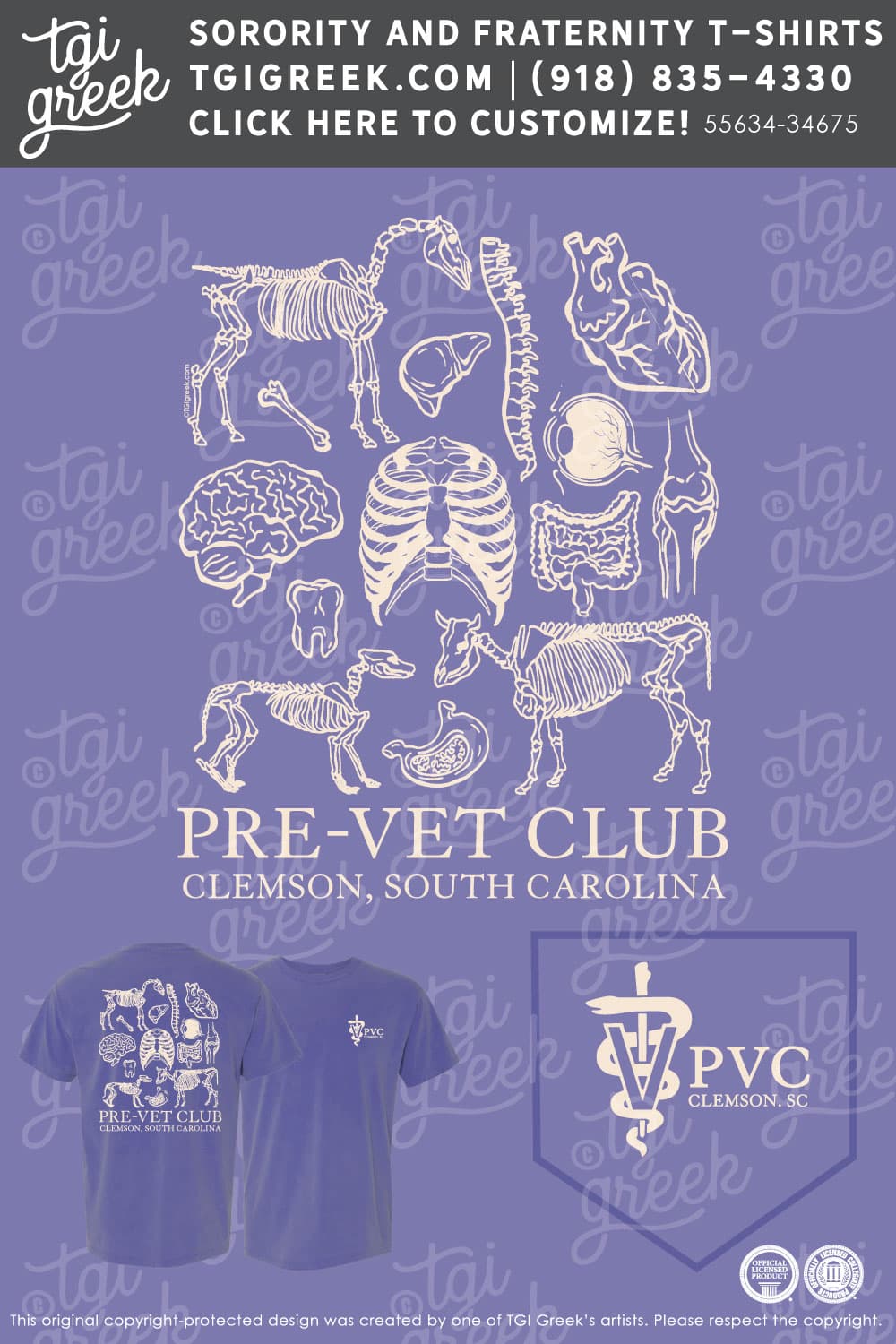 CLEM – Pre Vet Club Shirts
