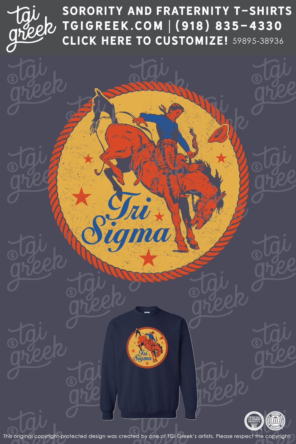 Sigma Sigma Sigma – UWW PR Crewneck