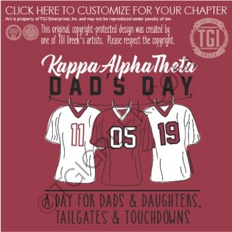 Kappa Alpha Theta Dad Touchdown O-055