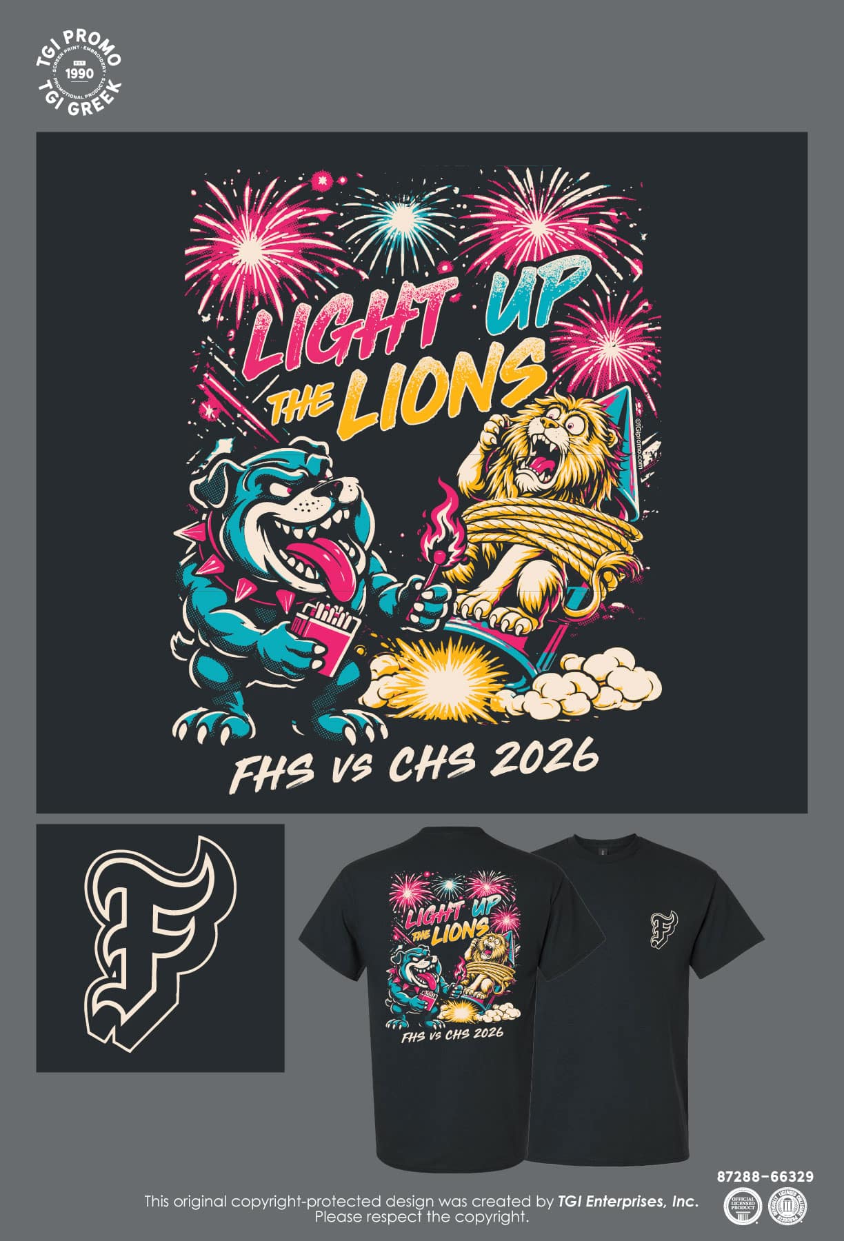 Fontainebleau High School – Neon Theme
