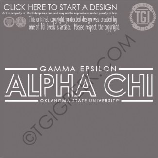 Alpha Chi Omega-OSU Athletic Shirt