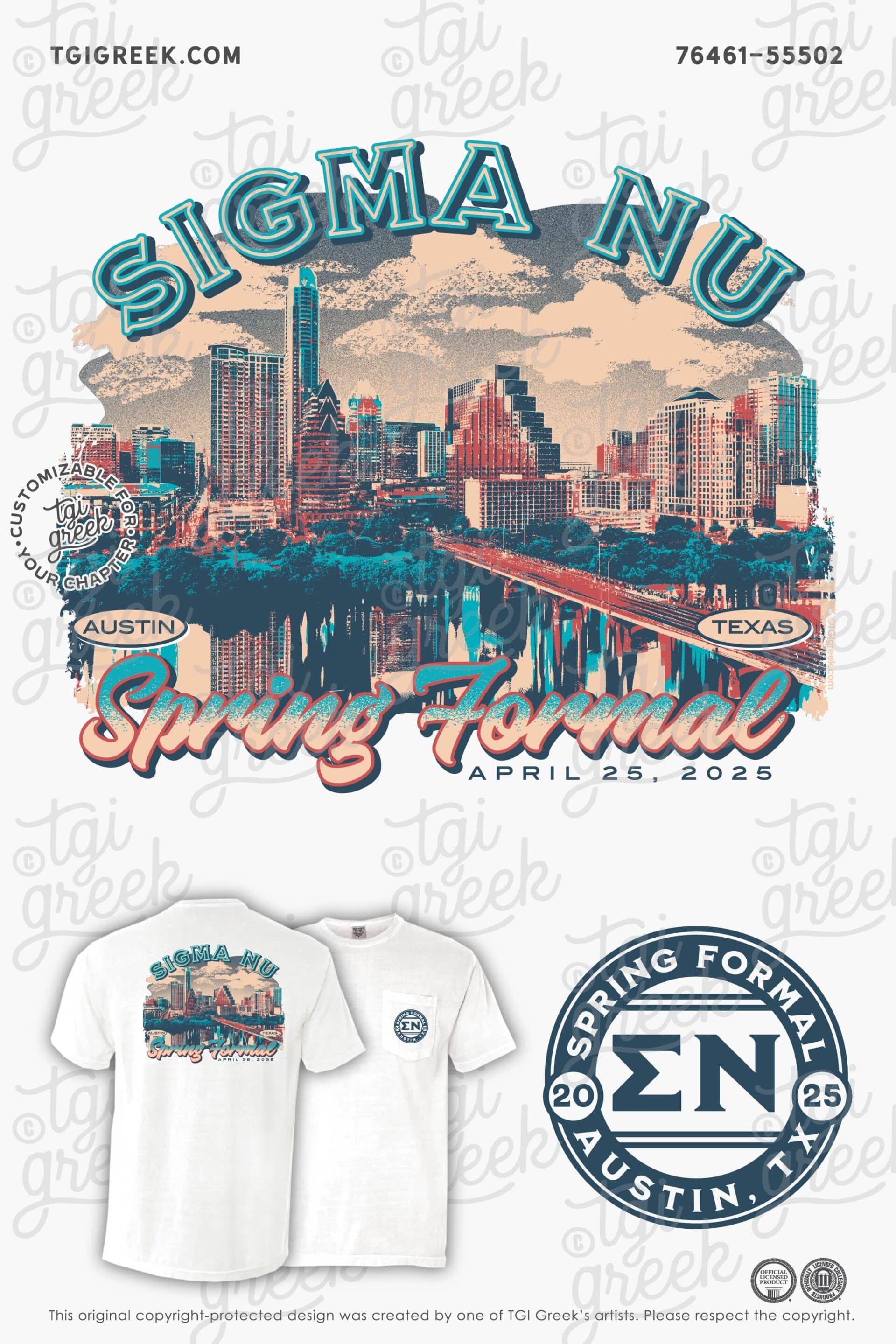 Sigma Nu – KU Formal Tshirt