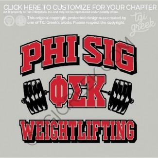 Phi Sigma Kappa – APPS Weight lifting Team