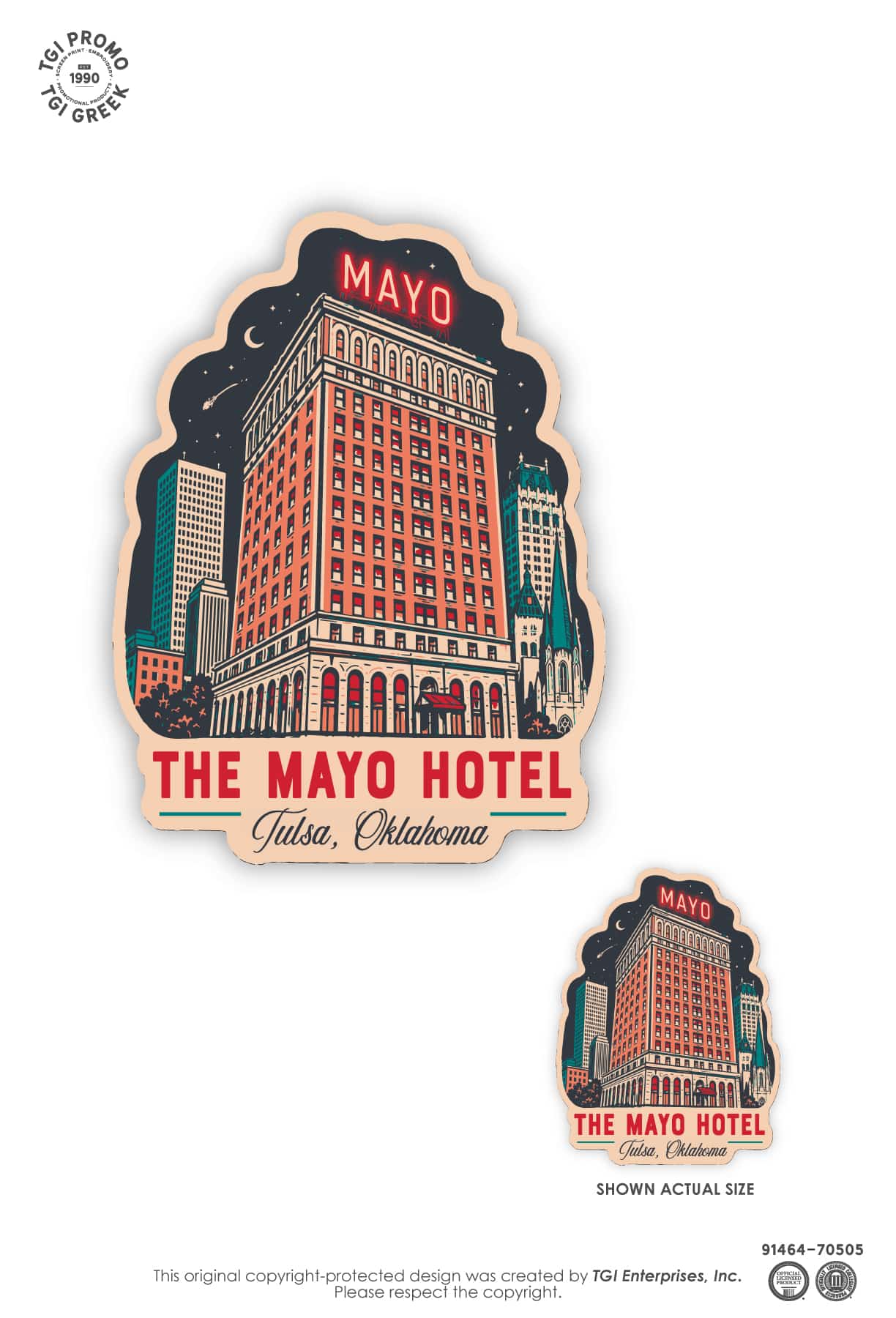 The Mayo Hotel – New Skyline Magnet