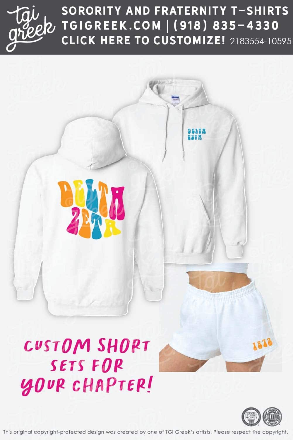 TGI – Delta Zeta Short Set Live Sale