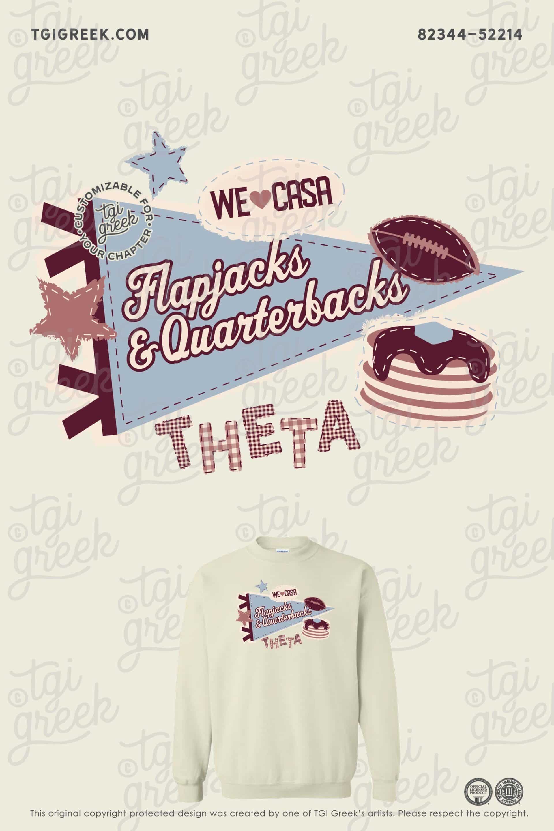 Kappa Alpha Theta – MIZZ Flapjacks and Quarterbacks