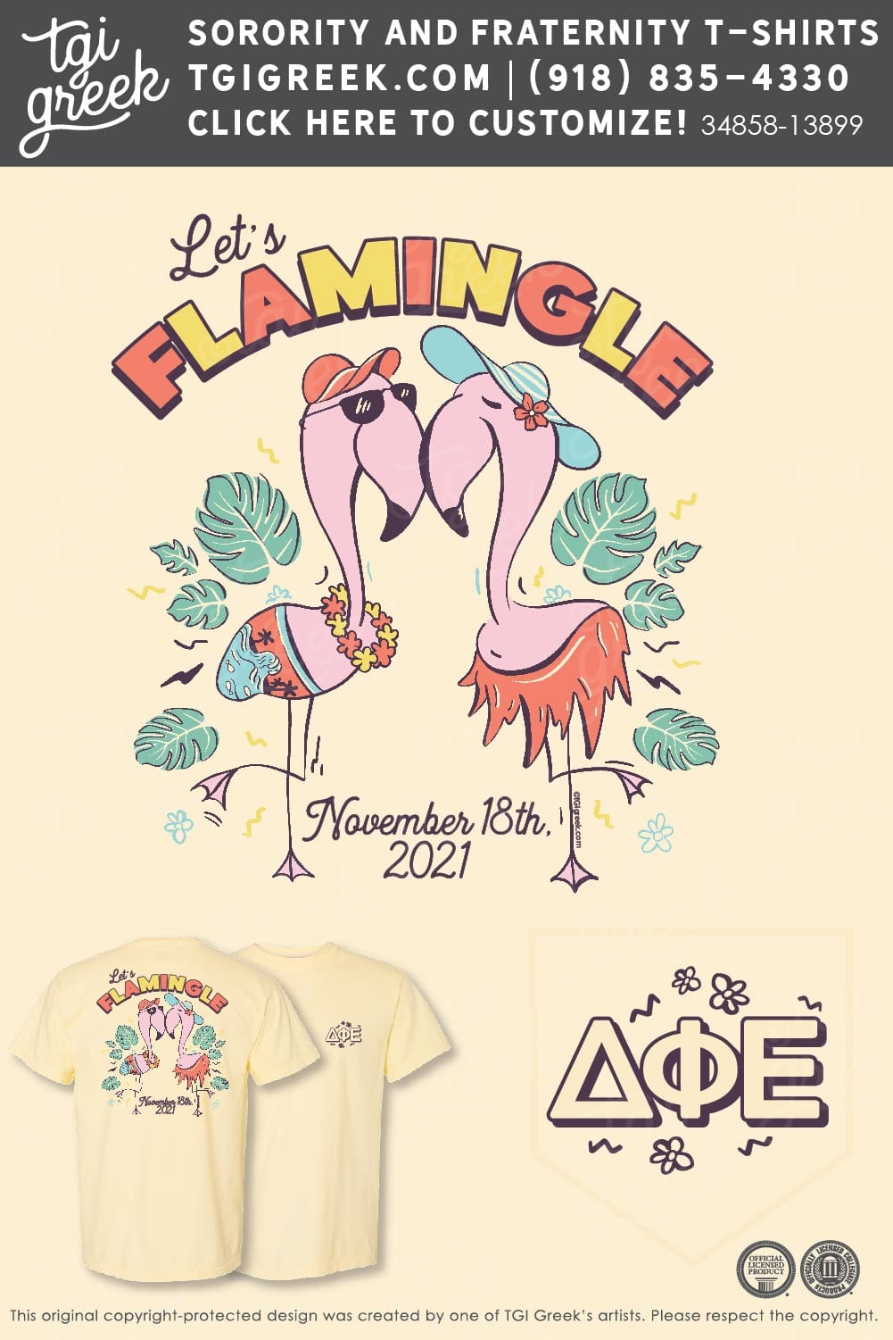 Delta Phi Epsilon – UGA Flamingo Date Night