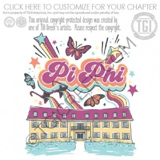 Pi Beta Phi – bid Day Sticker