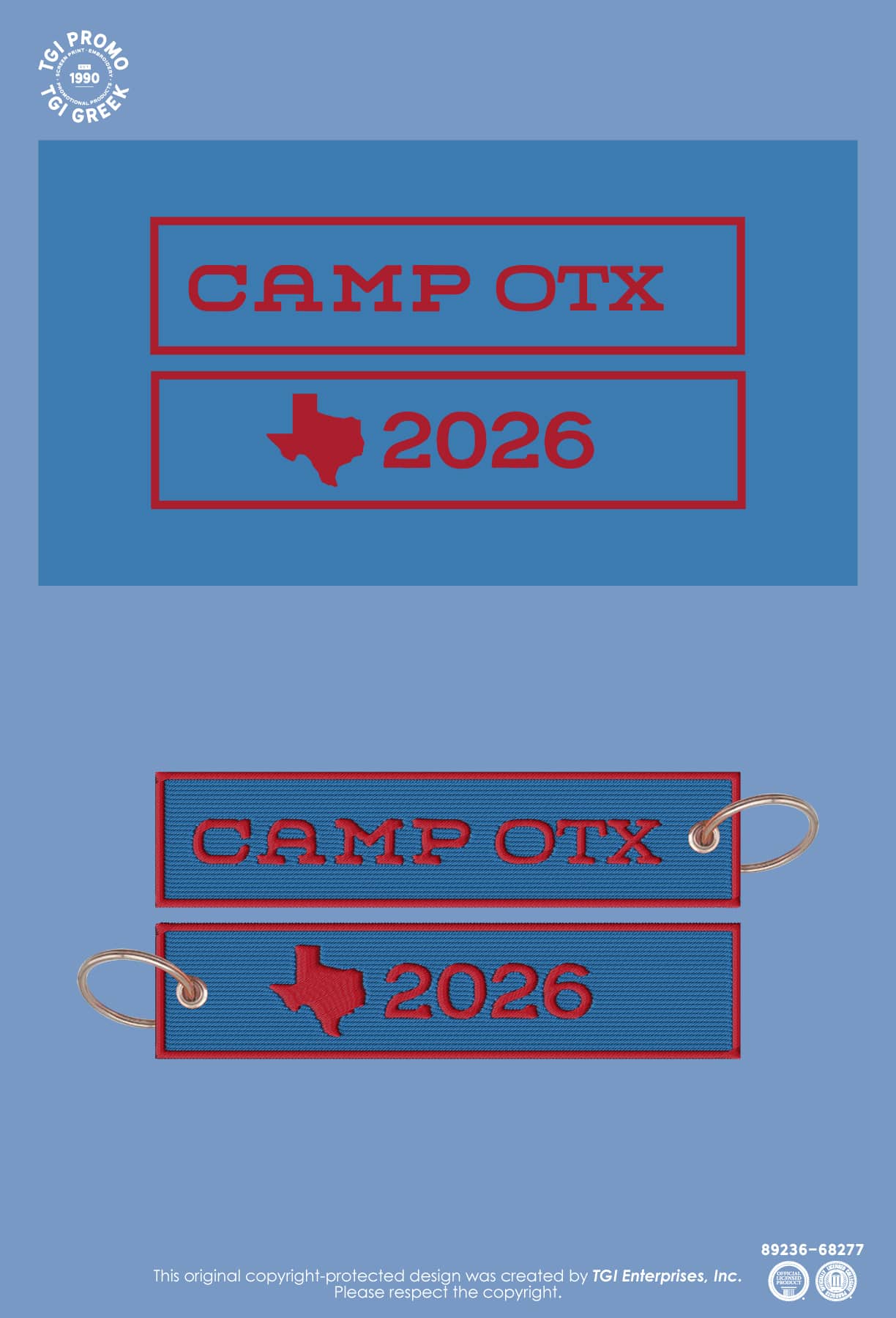 Camp OTX – Key Chain