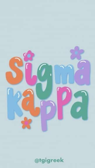 Sigma Kappa – phone background