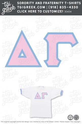 Delta Gamma – OU Letters Jersey