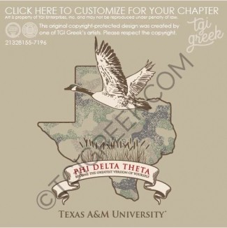Phi Delta Theta – TAMU pr duck shirt