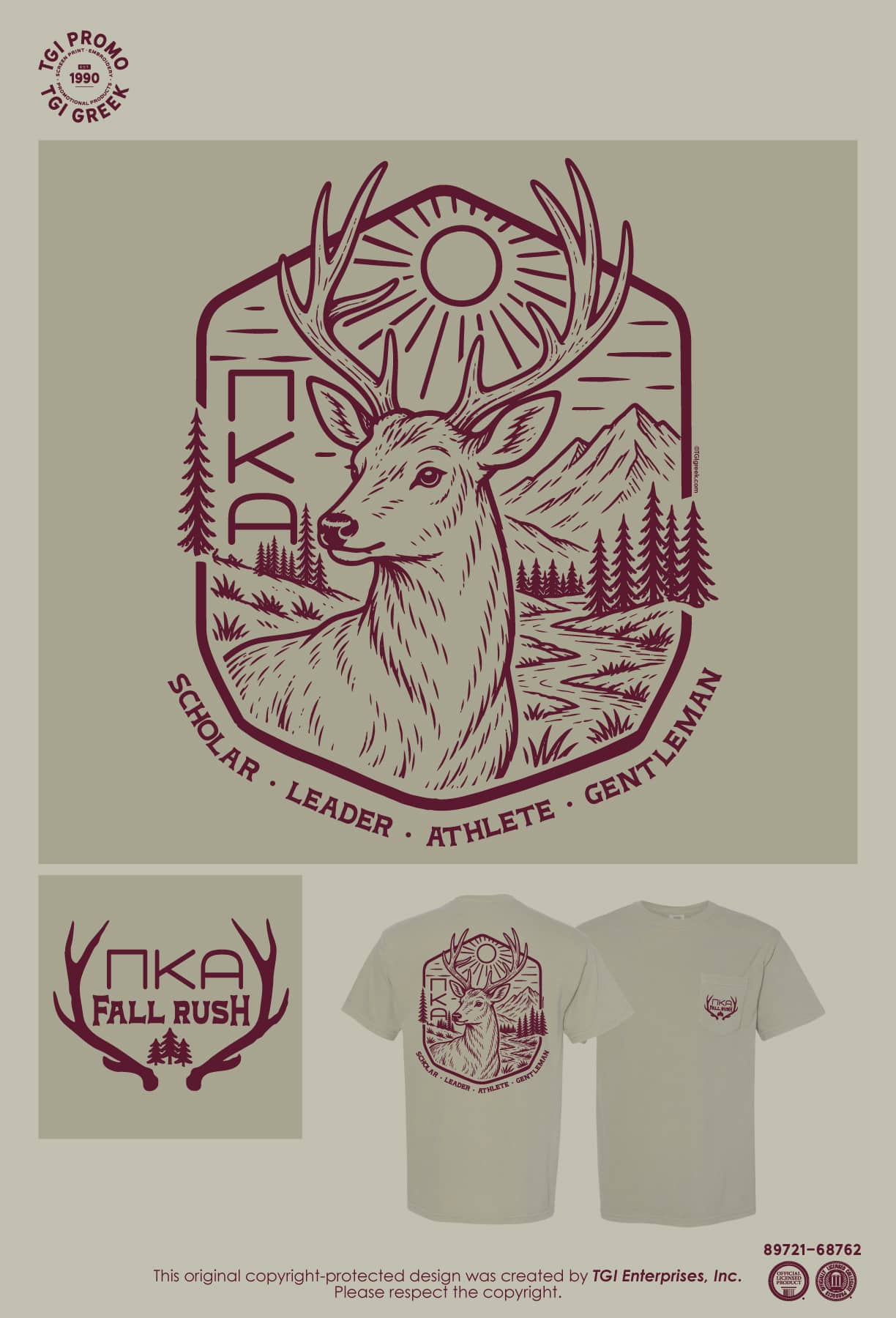 Pi Kappa Alpha – TGI Greek Fall Rush Buck
