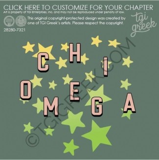 Chi Omega – ROLL Matching Set Top
