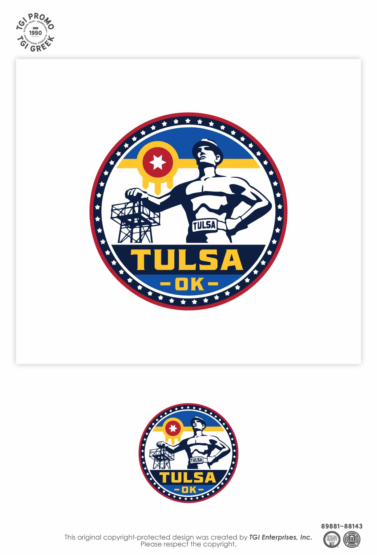 TGI Promo – Cap Cruise Spirit of Tulsa Magnet