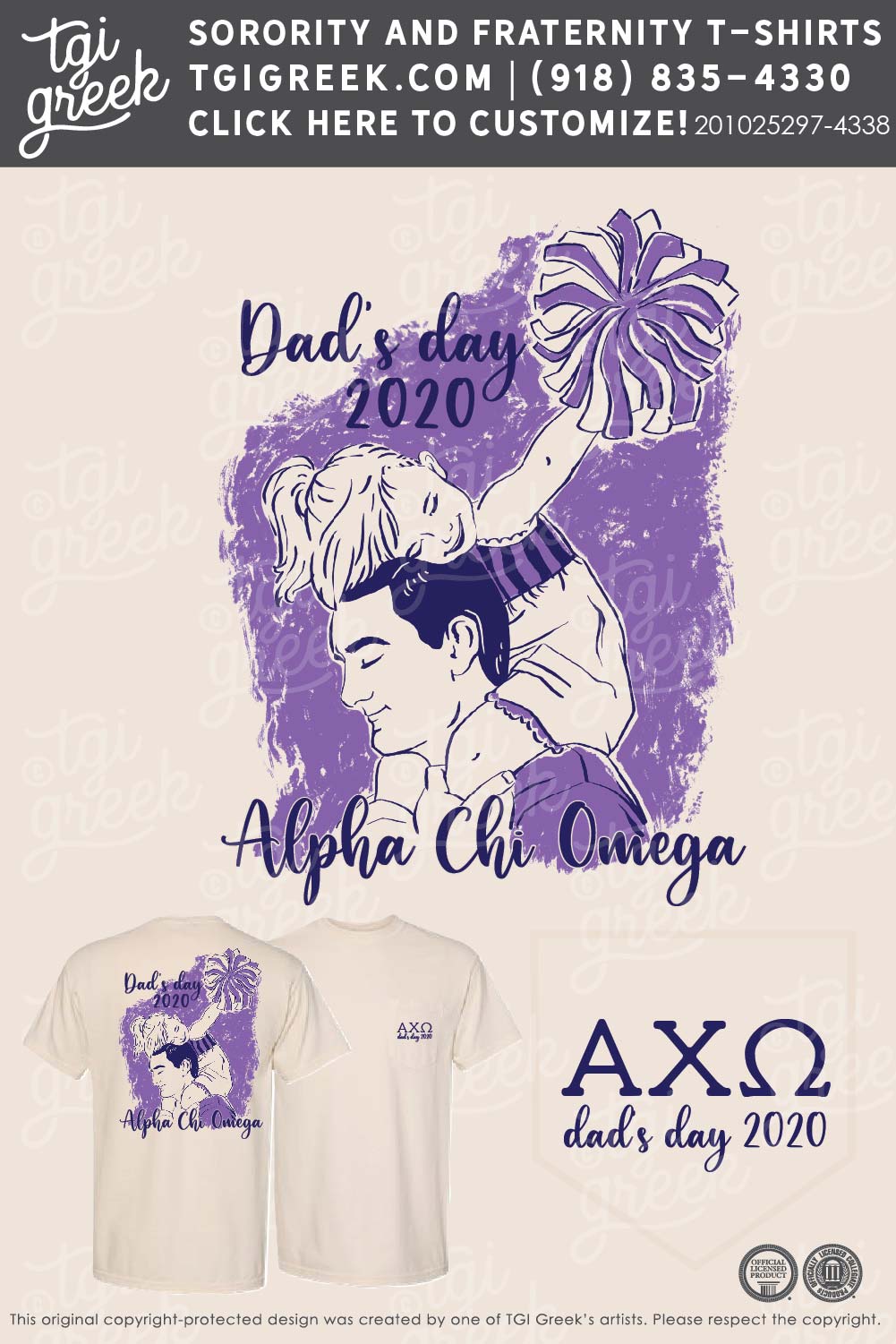 Alpha Chi Omega – KSU Dads Day – Tan