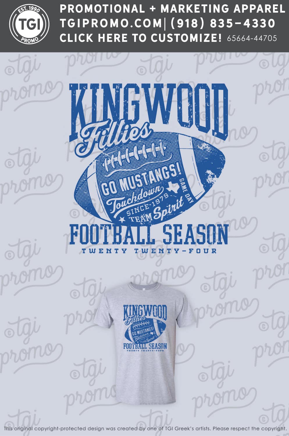 Kingwood High School – Football Tee