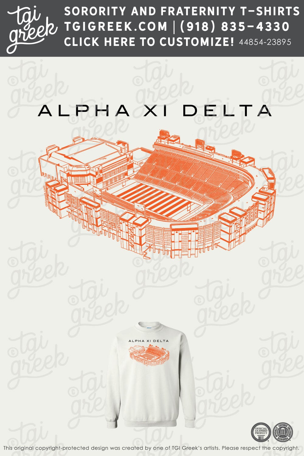 Alpha Xi Delta – OSU Stadium Sweatshirt