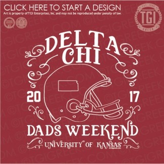 Delta Chi-KU Dad's Day Tee