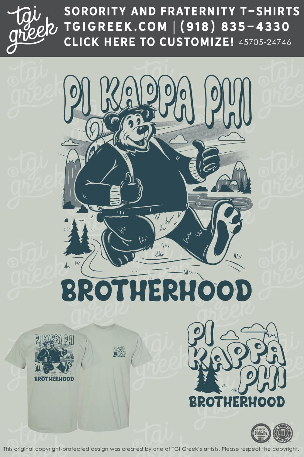 TGI – Pi Kappa Phi – Hiking Bear