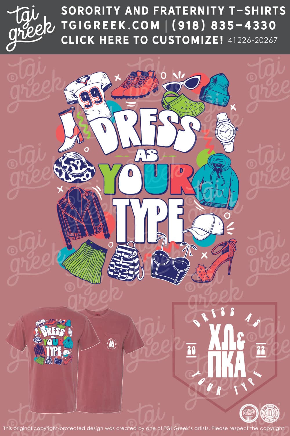 Chi Omega – GSU Dress As Your Type
