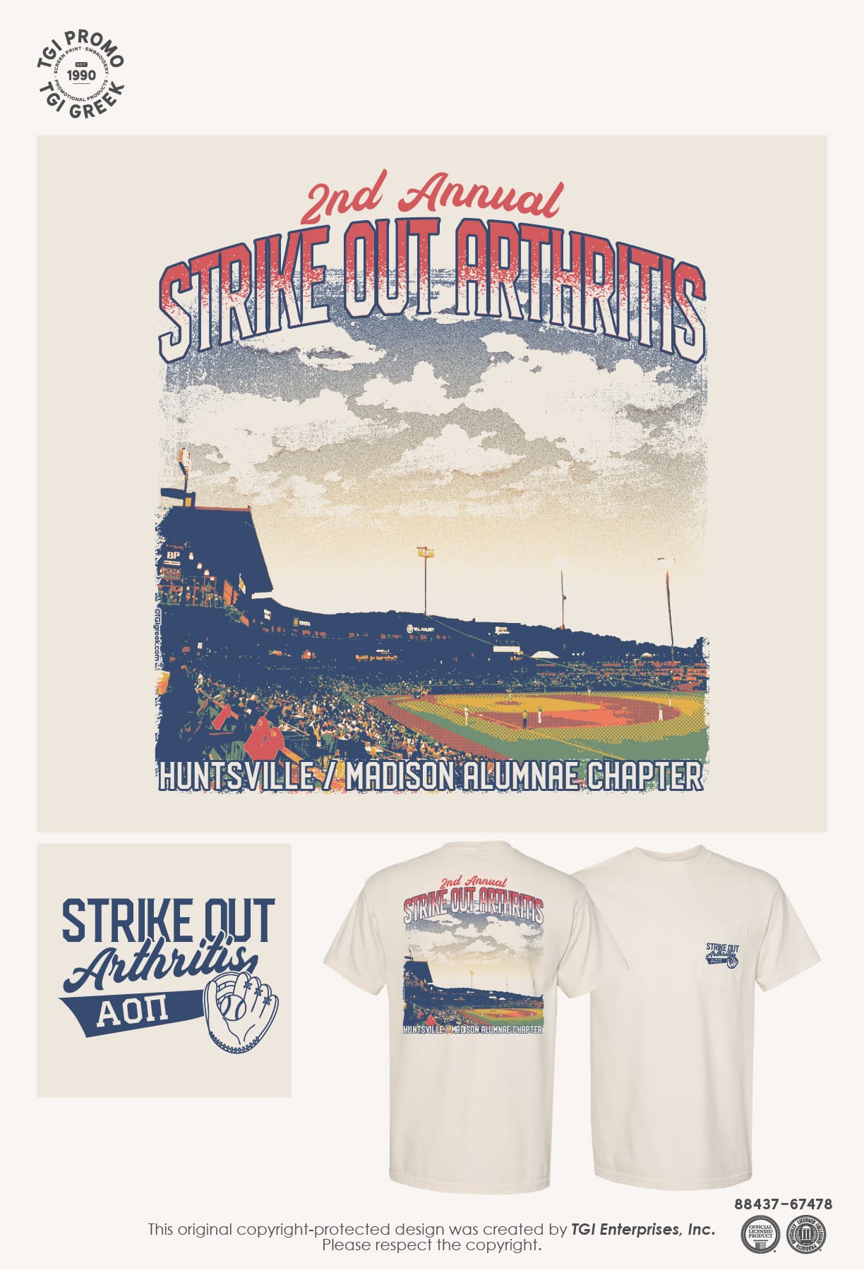 Alpha Omicron Pi – UAH Strikeout Arthritis