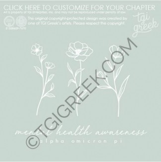 Alpha Omicron Pi – OU Mental Health Floral