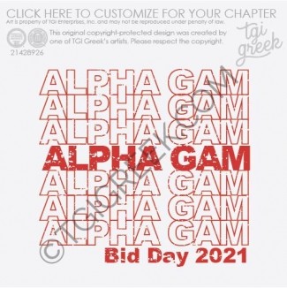Alpha Gamma Delta – Recruitment Tote
