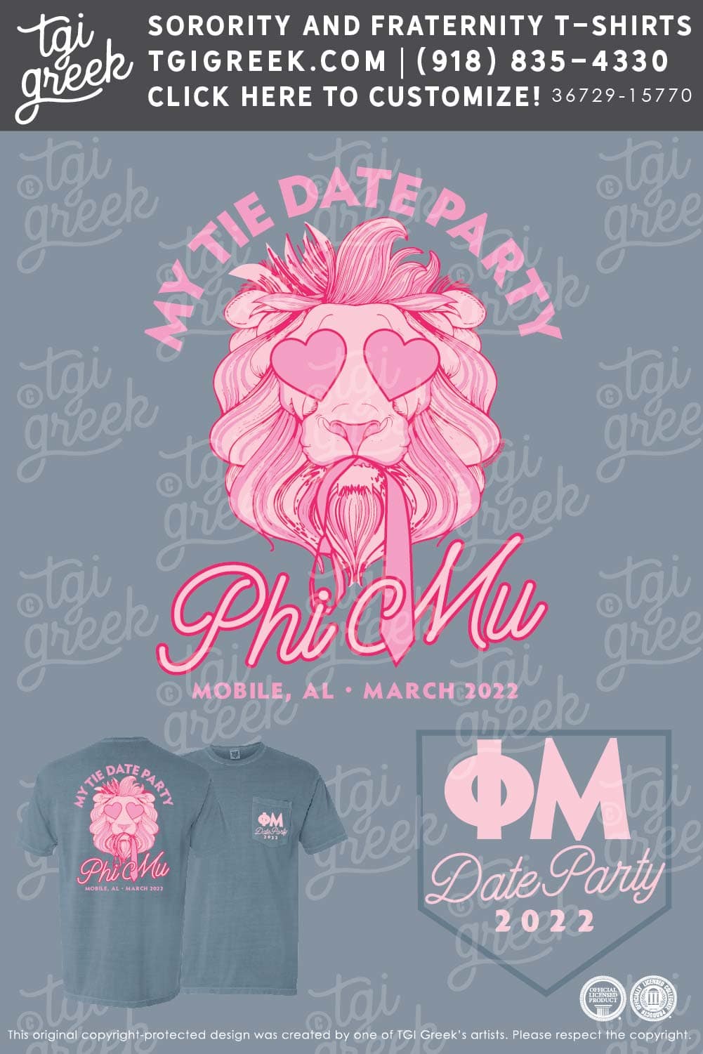 Phi Mu – USAL My Tie Date Party