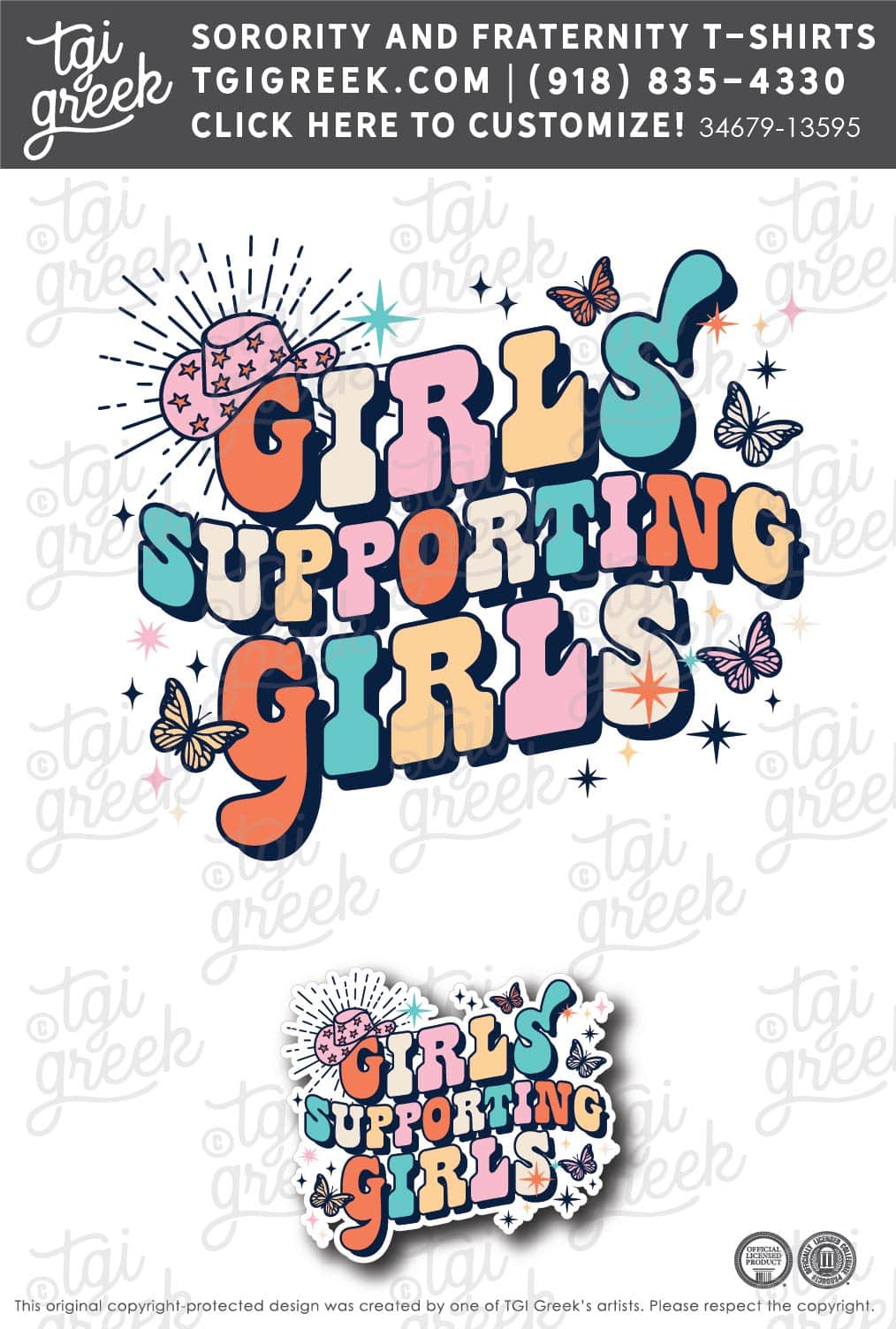 University of Oklahoma – Girls Supporting Girls Sticker