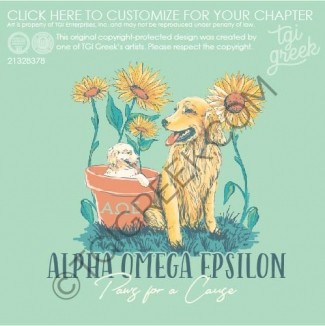 Alpha Omega Epsilon – NILU paws for a cause