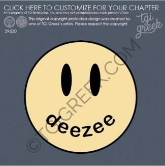 Delta Zeta – UIA Smiley Hoodie
