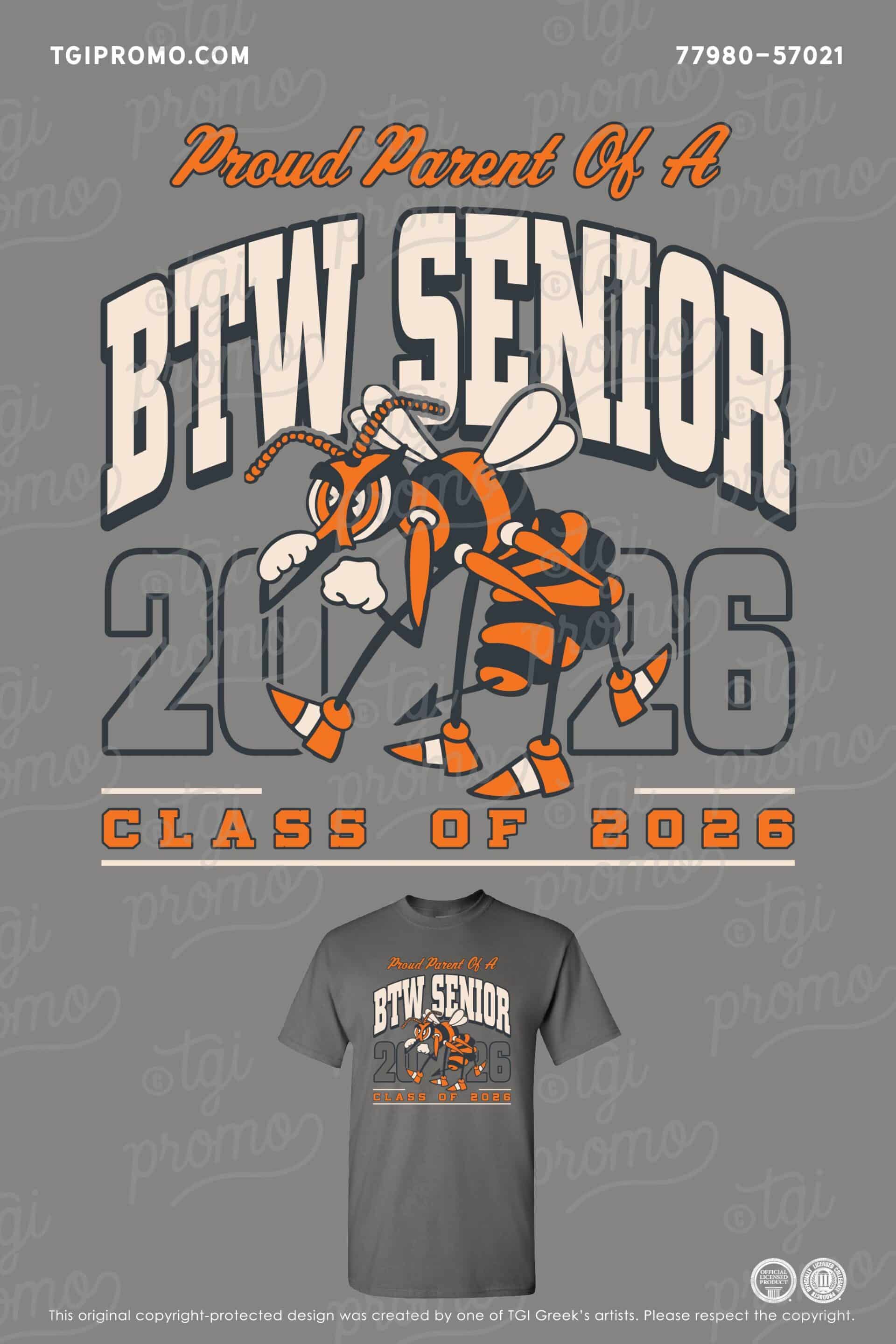 Booker T Washington High School – Parent Shirt