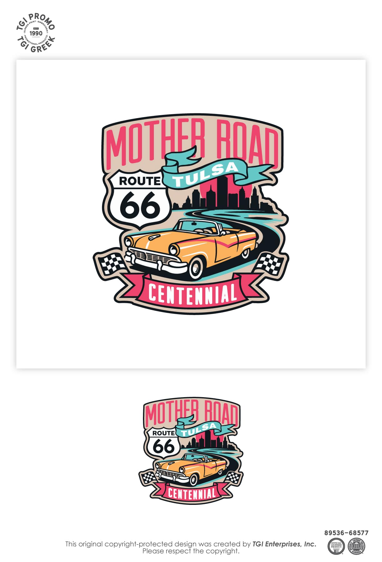 TGI Promo – Cap Cruise Party Zone Mother Road Sticker
