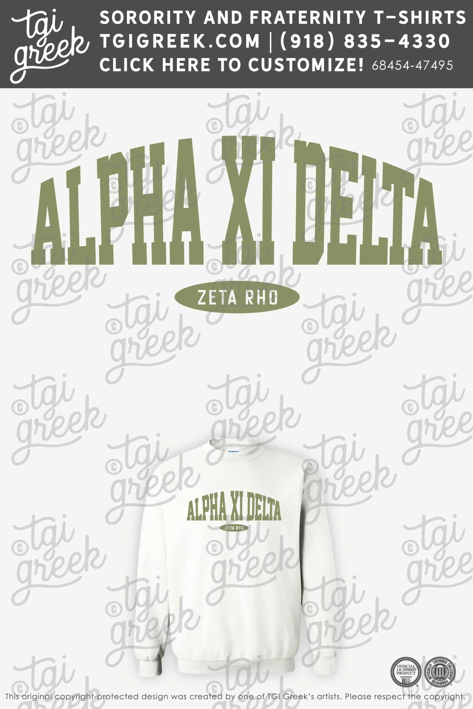 Alpha Xi Delta – NCSU PR Set Crewneck