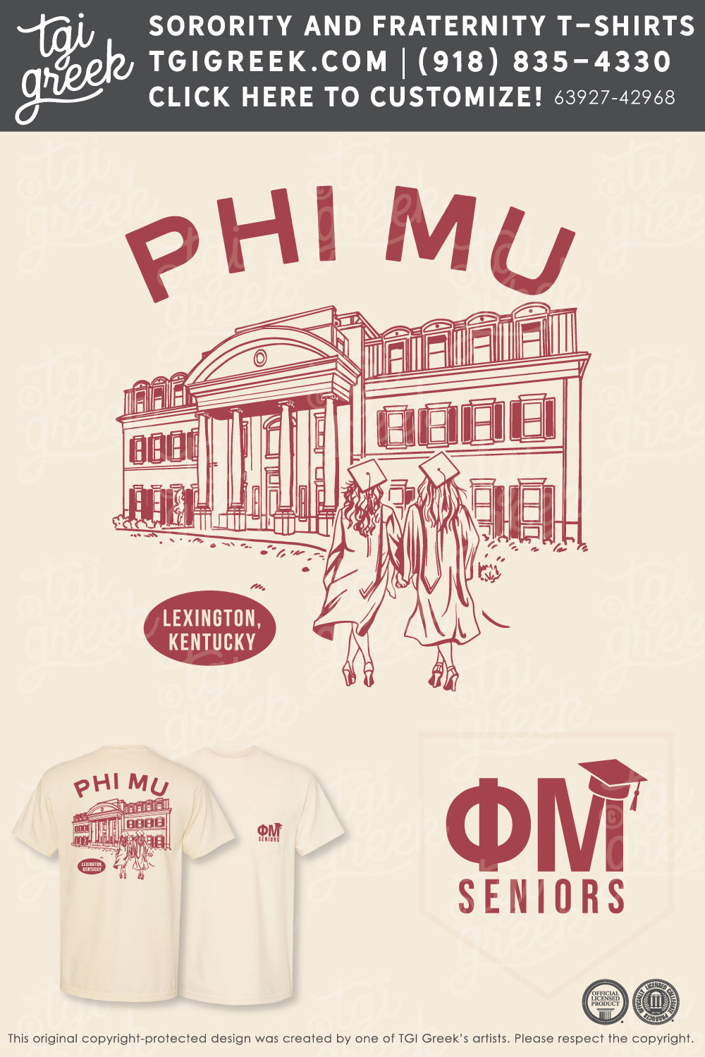 Phi Mu – UKY Senior Shirts