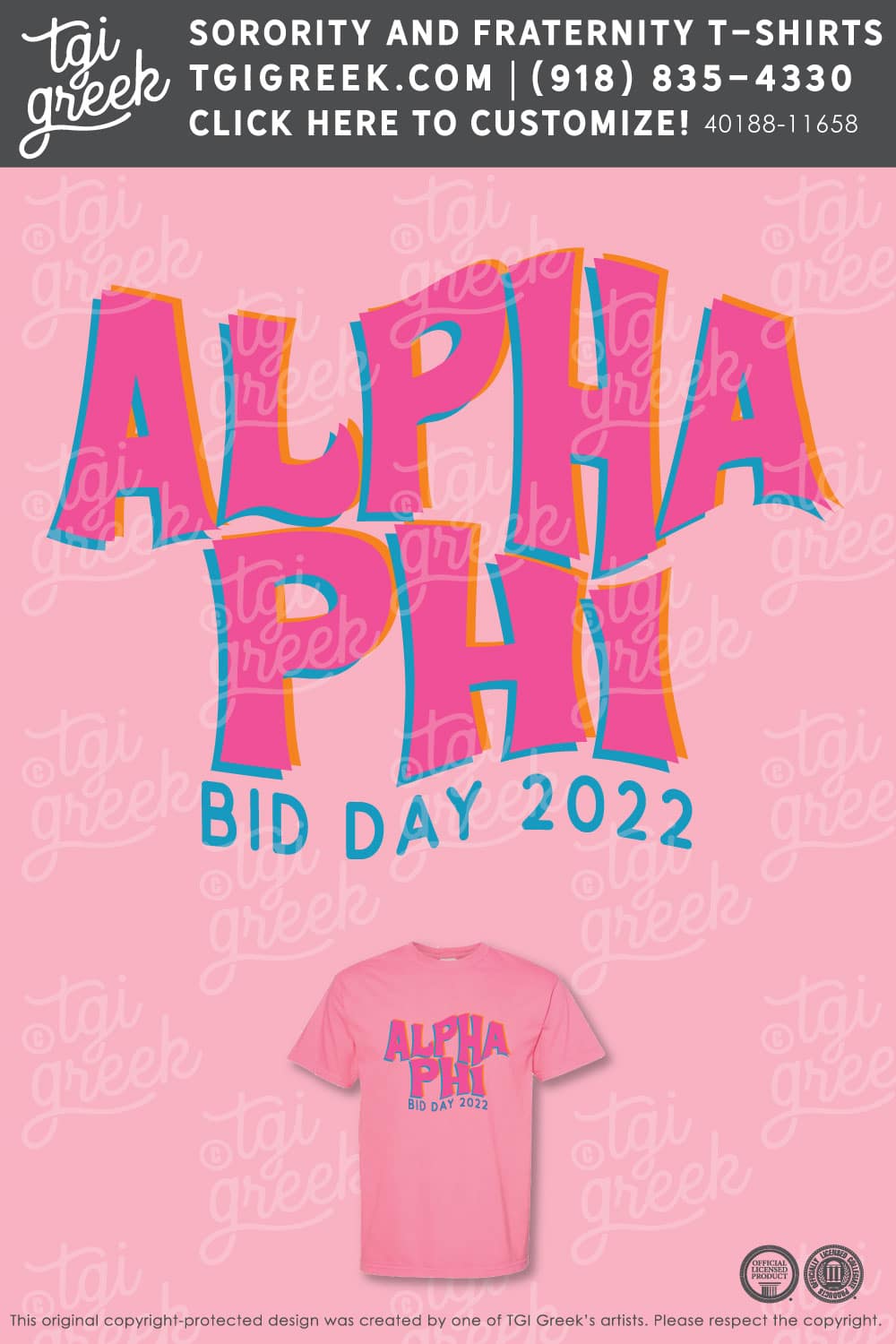 Alpha Phi – OU Bid Day Simple