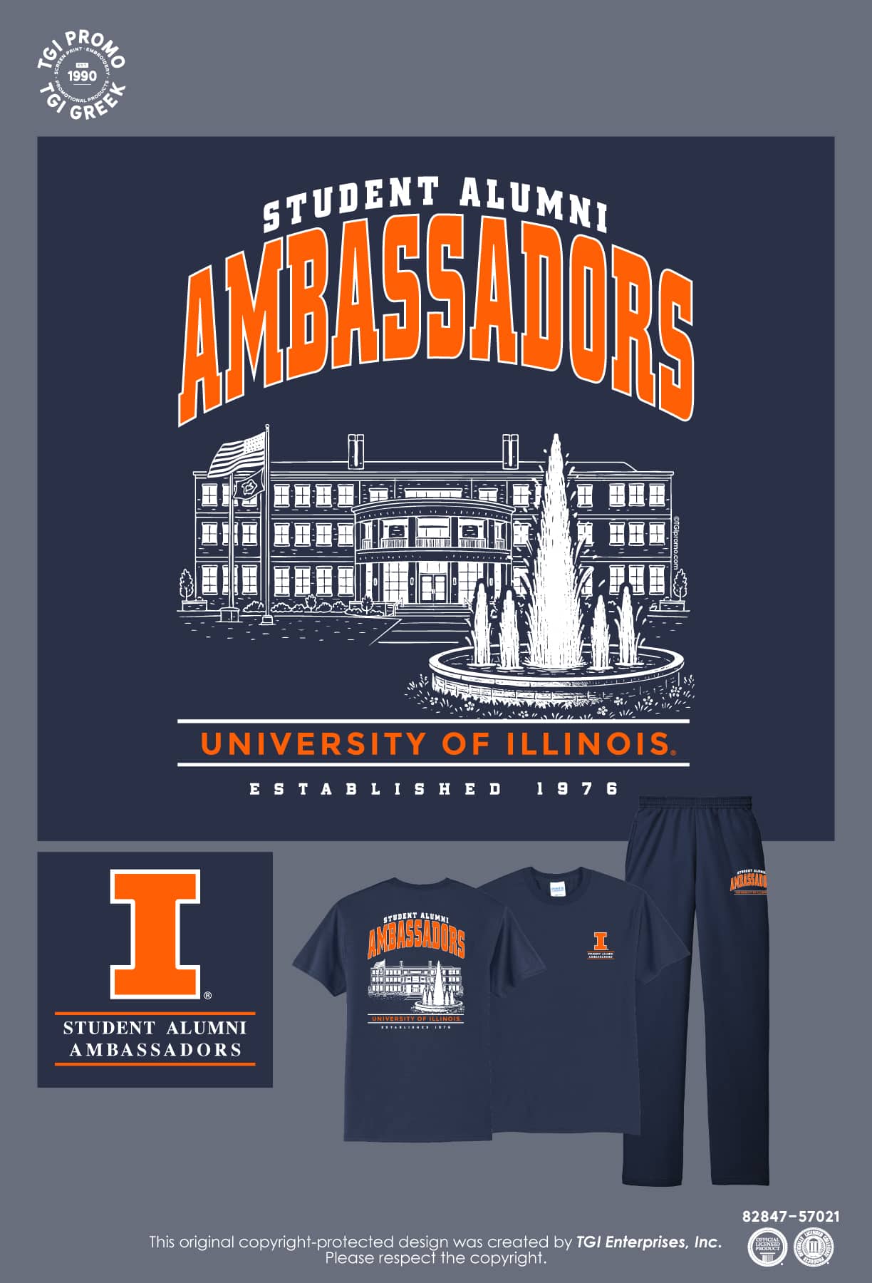 University of Illinois : Urbana Champaign – Ambassadors Merch Set