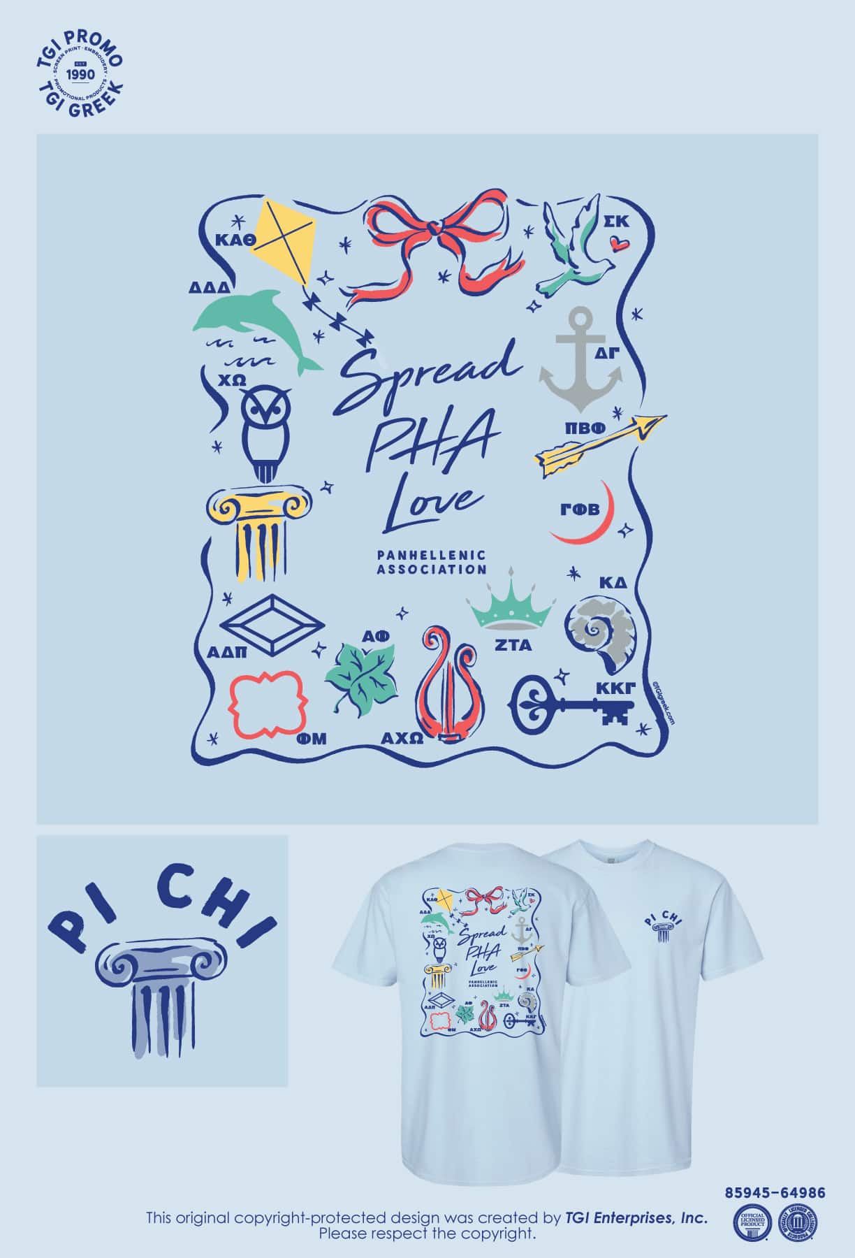 Panhellenic – MIZZ Pi Chi Reveal Shirts