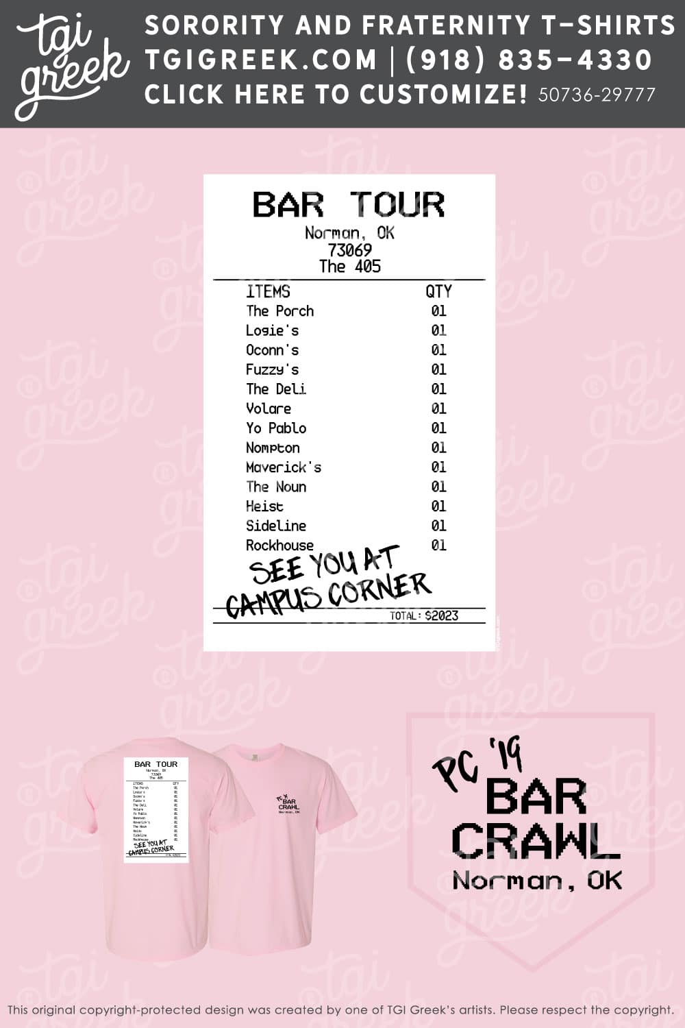 Bar Crawl – Norman OK