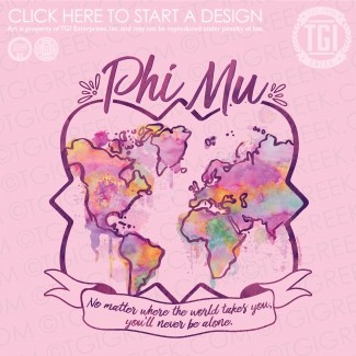 Phi Mu-TSU PR Tees