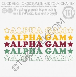 Alpha Gamma Delta – drop Stars
